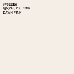 #F5EEE6 - Dawn Pink Color Image